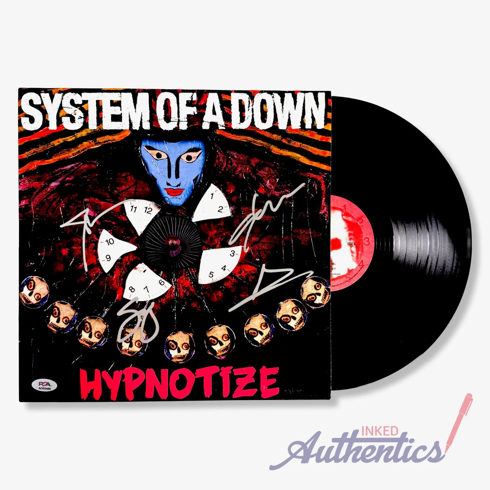 System of a Down Signed Autographed Vinyl LP “Hypnotize” PSA/DNA Authenticated, image 2