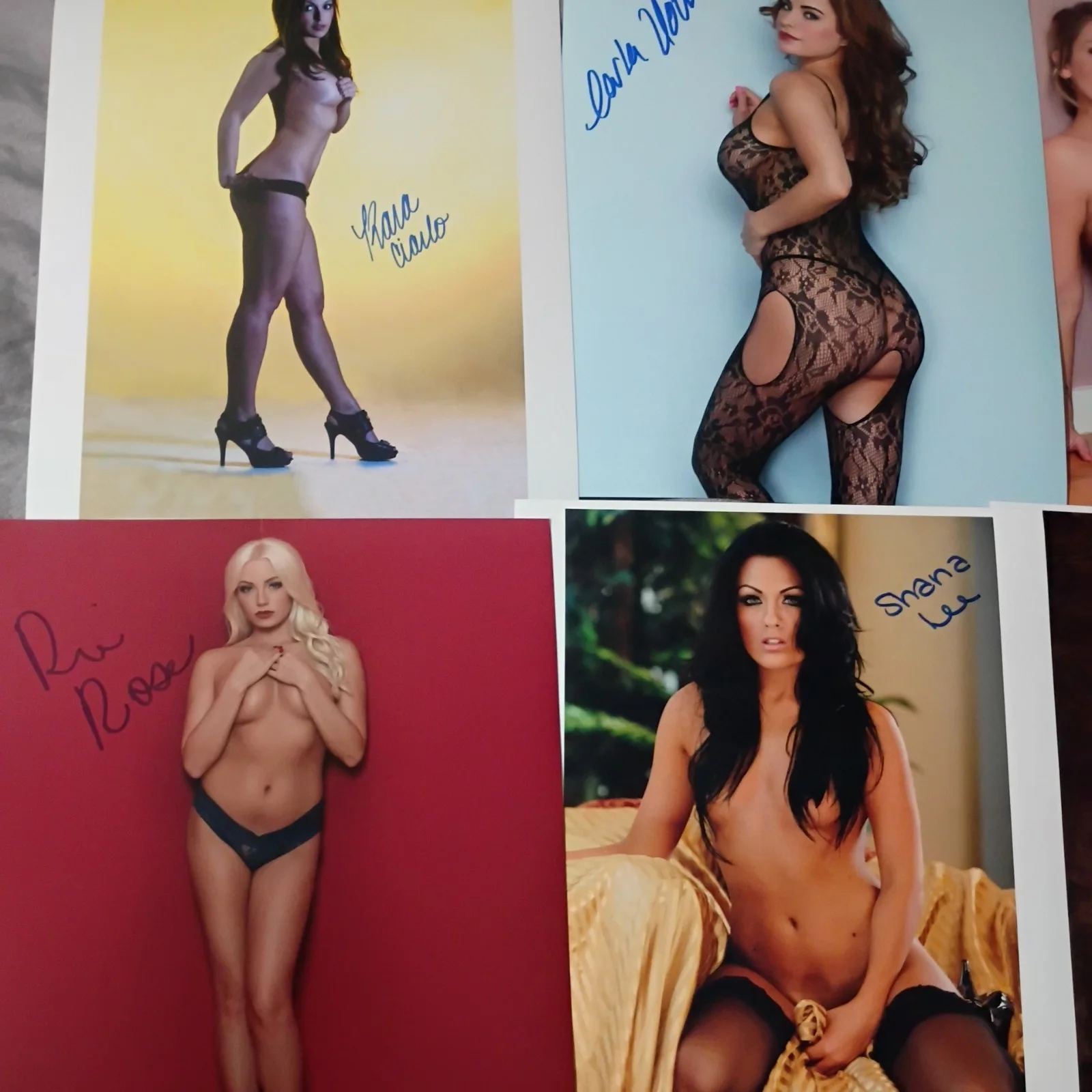 Selena Riviera — Autographed Signed 8x10 Photo Autograph World lot of 6, изображение 2