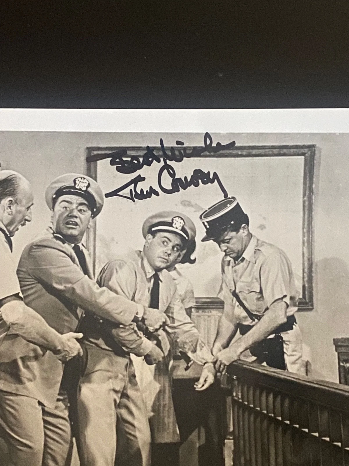 Tim Conway — TIM CONWAY - 8 x 10 - McHALE'S NAVY - in Person, image 2