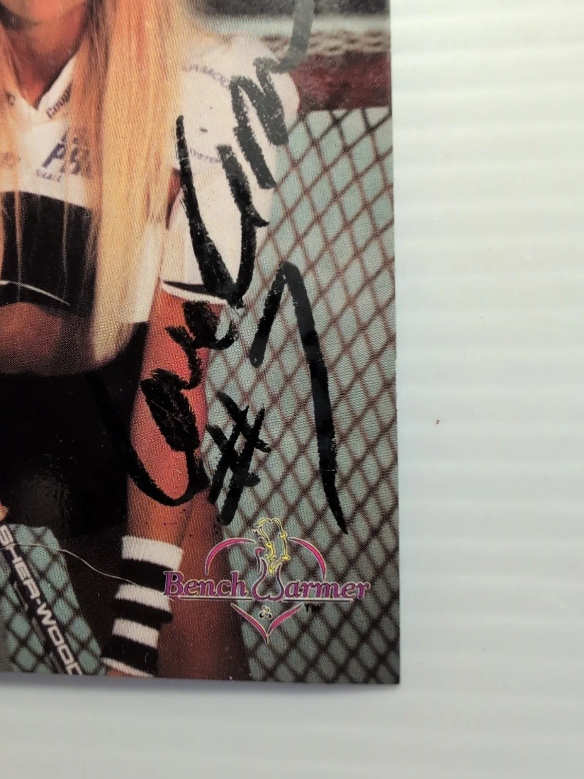 Kim Collinsworth — HAND SIGNED AUTOGRAPHED KIM COLLINSWORTH BENCHWARMER PROMO #7 Of 9 TRADING CARD, изображение 5