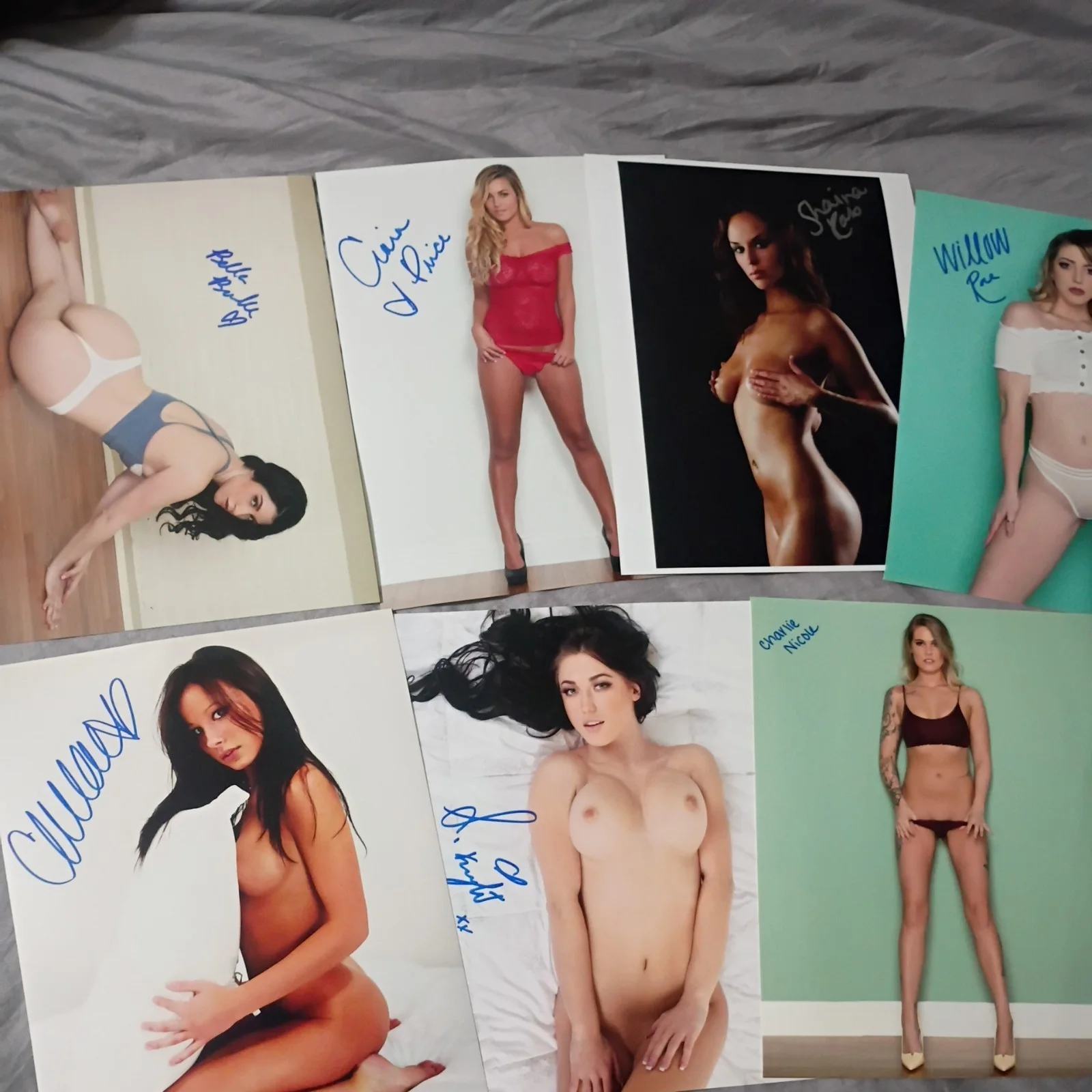 Selena Riviera — Autographed Signed 8x10 Photo Autograph World lot of 7