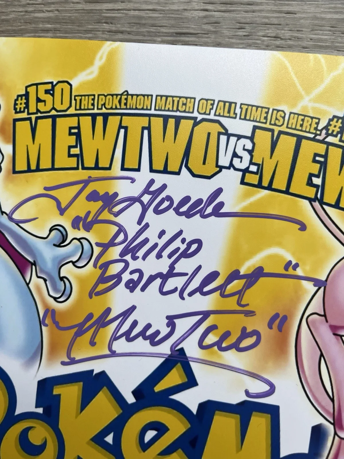 Jay Goede — Jay Goede Signed MewTwo 8x10 Photo Beckett COA Pokemon Philip Bartlett Anime, изображение 4