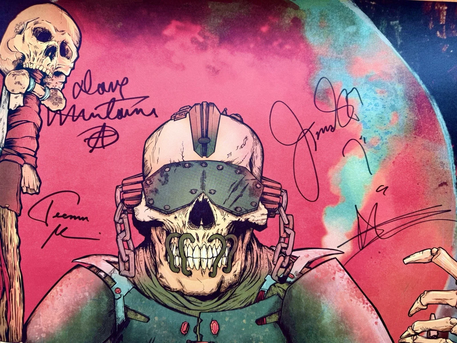 Megadeth Digital SIGNED Poster 2026 HUGE 24x36 AUTOGRAPHED Dave Mustaine RARE, изображение 2