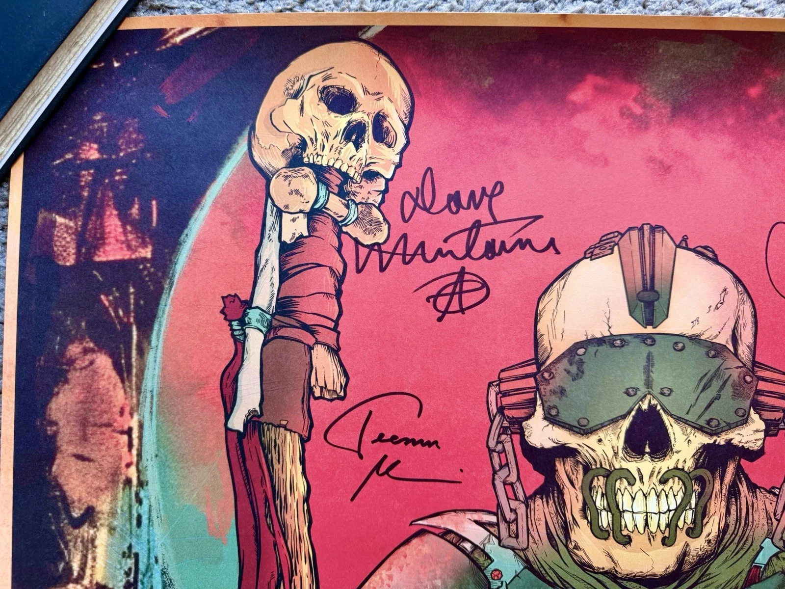 Megadeth Digital SIGNED Poster 2026 HUGE 24x36 AUTOGRAPHED Dave Mustaine RARE, изображение 5