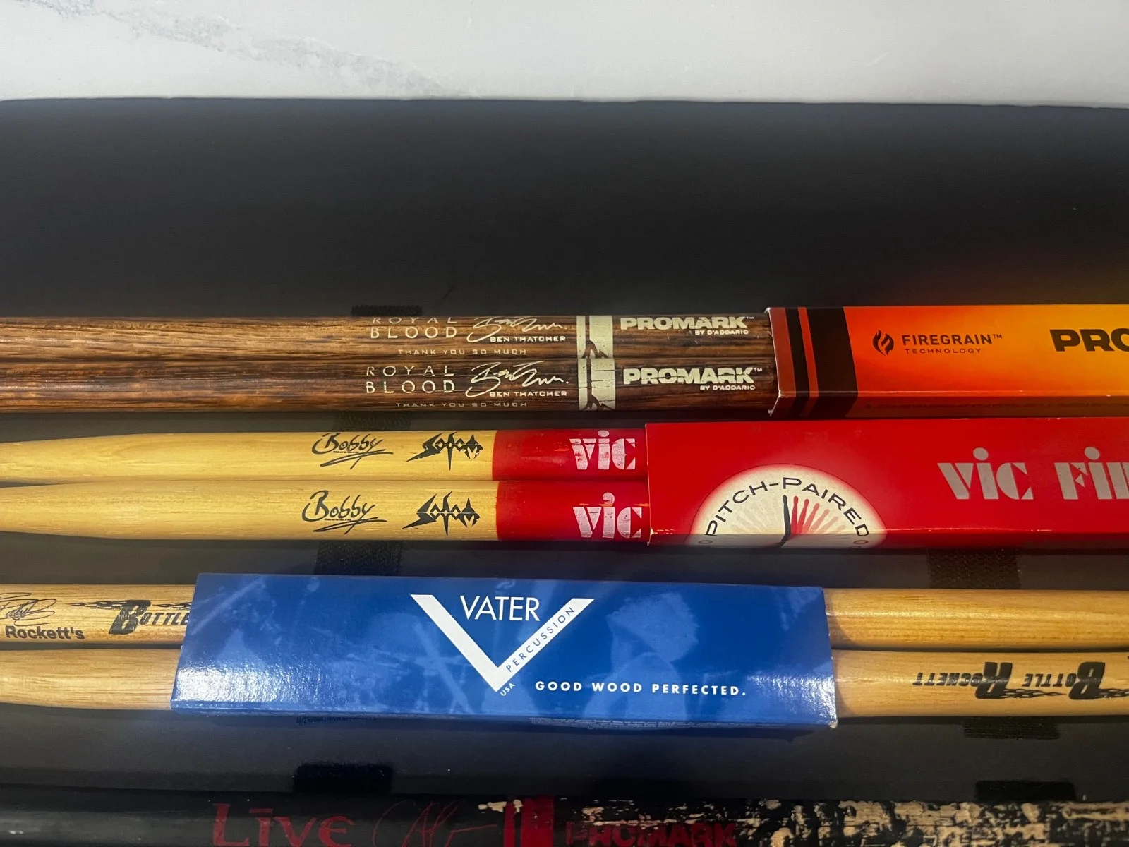 Rikki Rockett Bottle Rockett Drumsticks #3 in photo Vater Group 11, изображение 2
