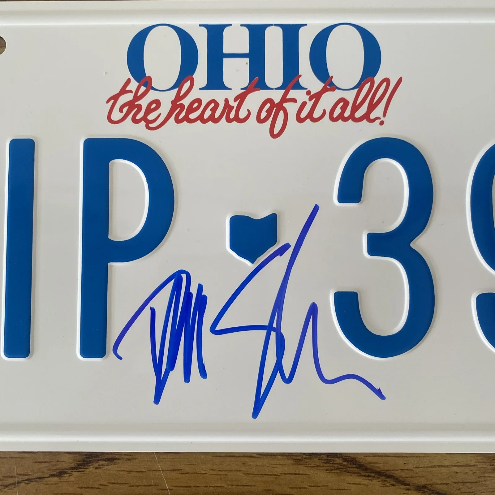 David Spade ‘Tommy Boy’ Autographed License Plate ‘Richard’, image 2