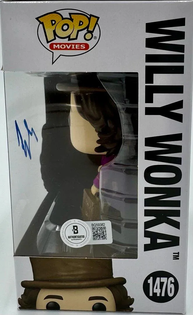 Timothy Chalamet Signed Funko Pop #1476 (Willy Wonka) - Beckett COA, изображение 3