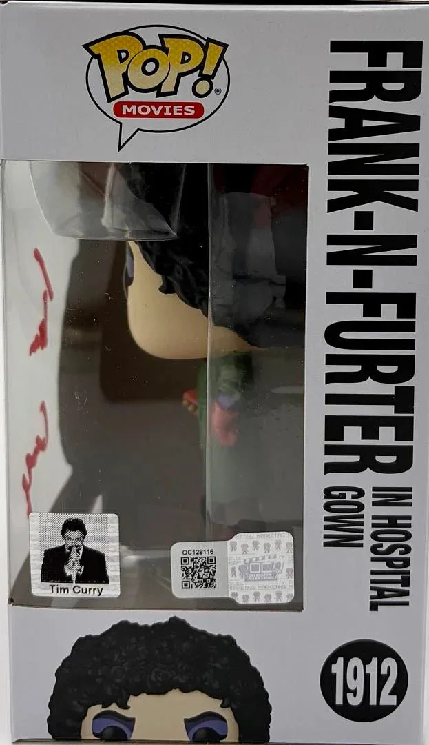 Tim Curry signed Funko #1912 (Rocky Horror Picture Show) - OC Celebrity Mtkg, изображение 3