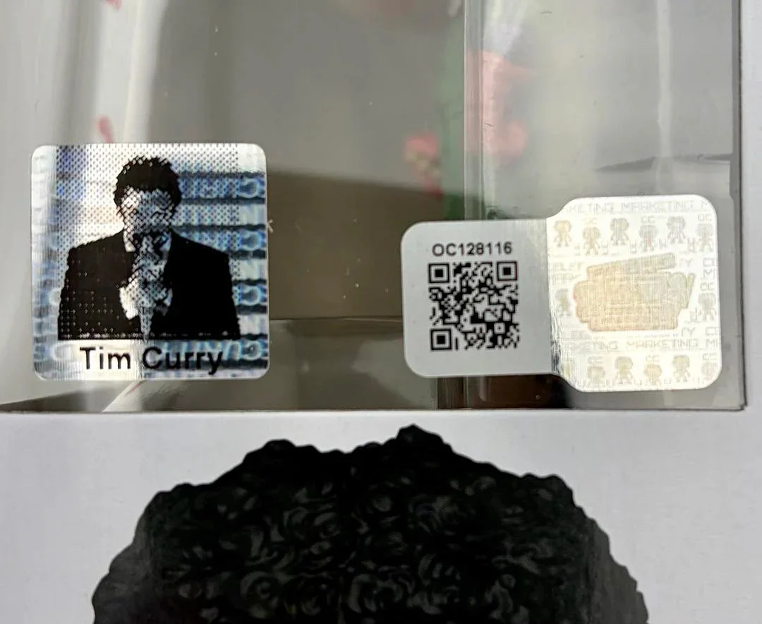 Tim Curry signed Funko #1912 (Rocky Horror Picture Show) - OC Celebrity Mtkg, изображение 4