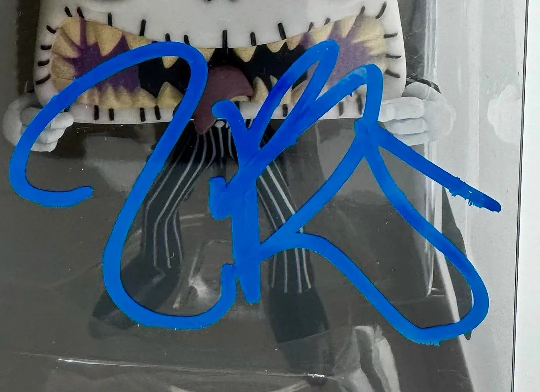 Tim Burton Signed Funko#808 Jack Skellington (Nightmare Before Christmas)Beckett, image 2