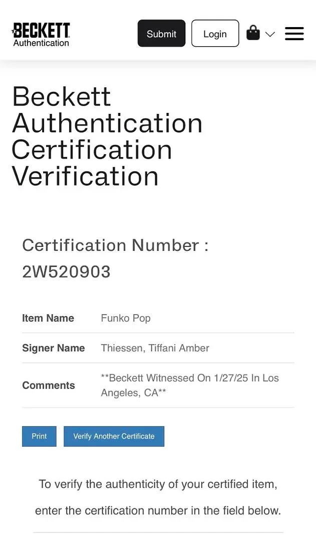 Tiffani Amber Thiessen Signed Funko #1576 "Kelly" (Saved By The Bell)-Beckett, изображение 5