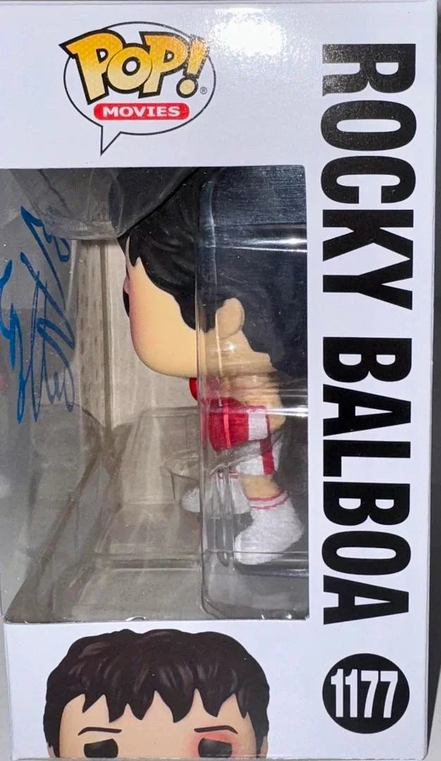 Sylvester Stallone Signed Funko Pop #1177 "Rocky Balboa" - Official Pix COA, image 4