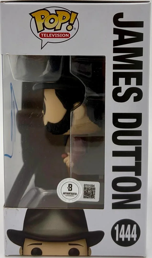 Tim McGraw signed "James Dutton" Funko #1444 (1883) - Beckett COA, image 3