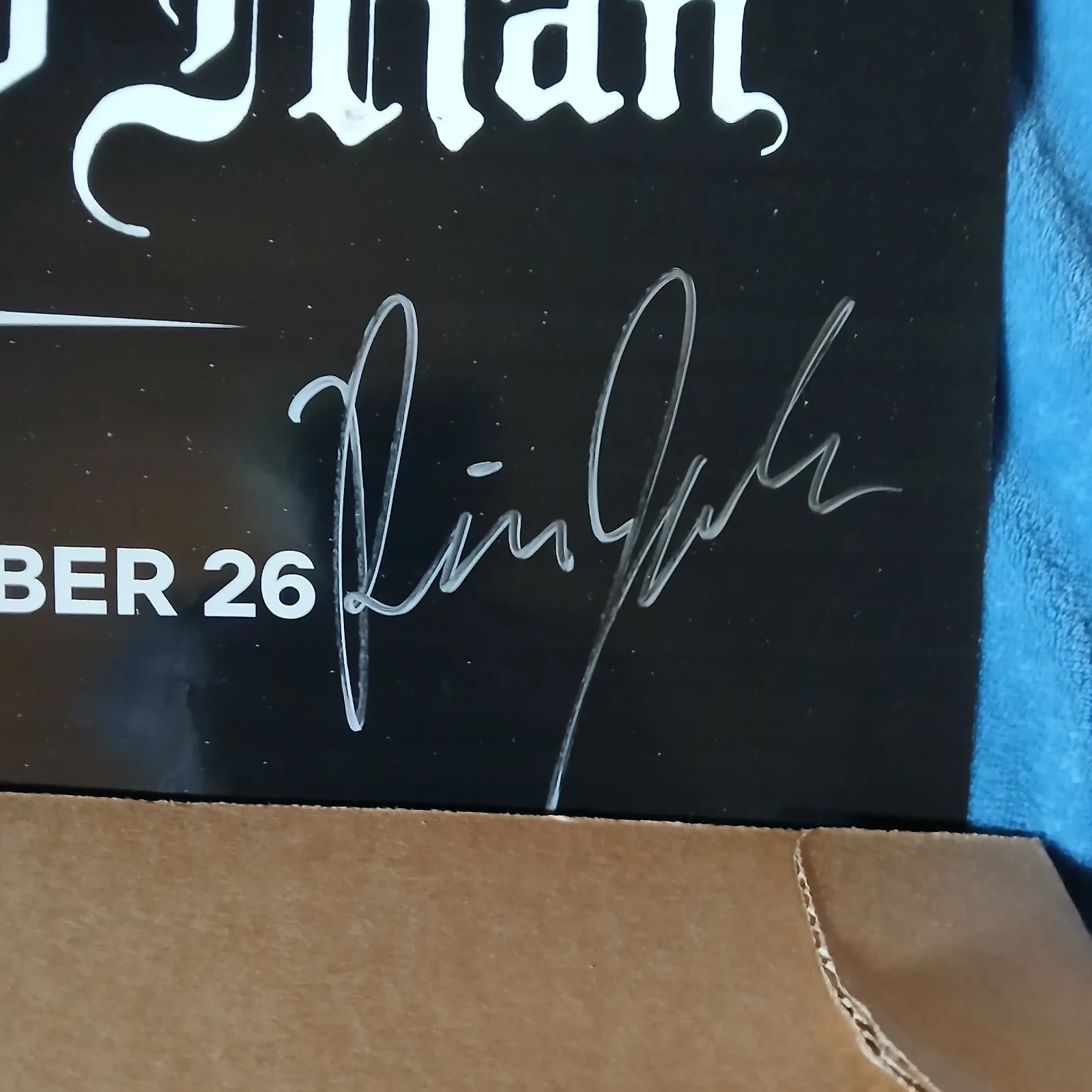 johnson. oconnor, washington, kunis, spaeny — WAKE UP DEAD MAN Cast Signed 27x40 Poster., image 5