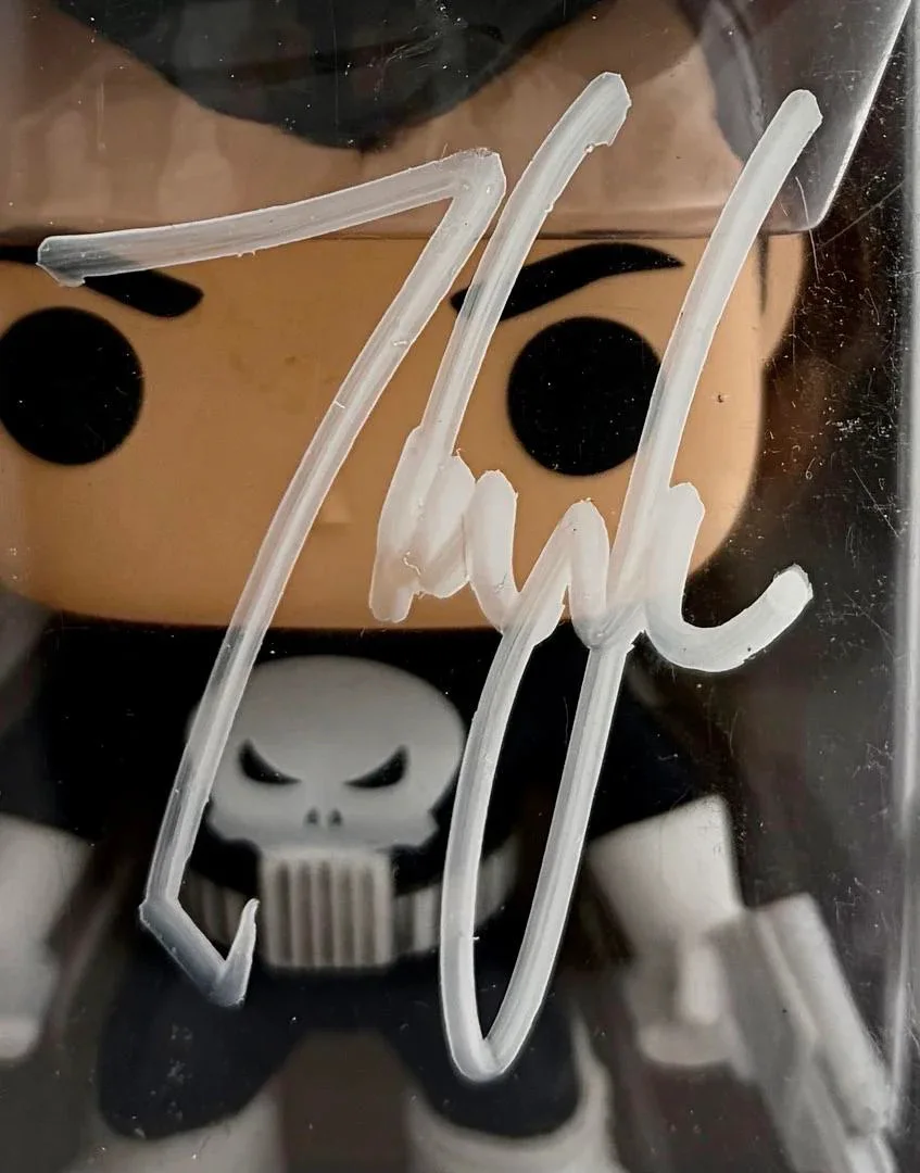 Thomas Jane signed Punisher Funko #80 - ACOA COA, image 2