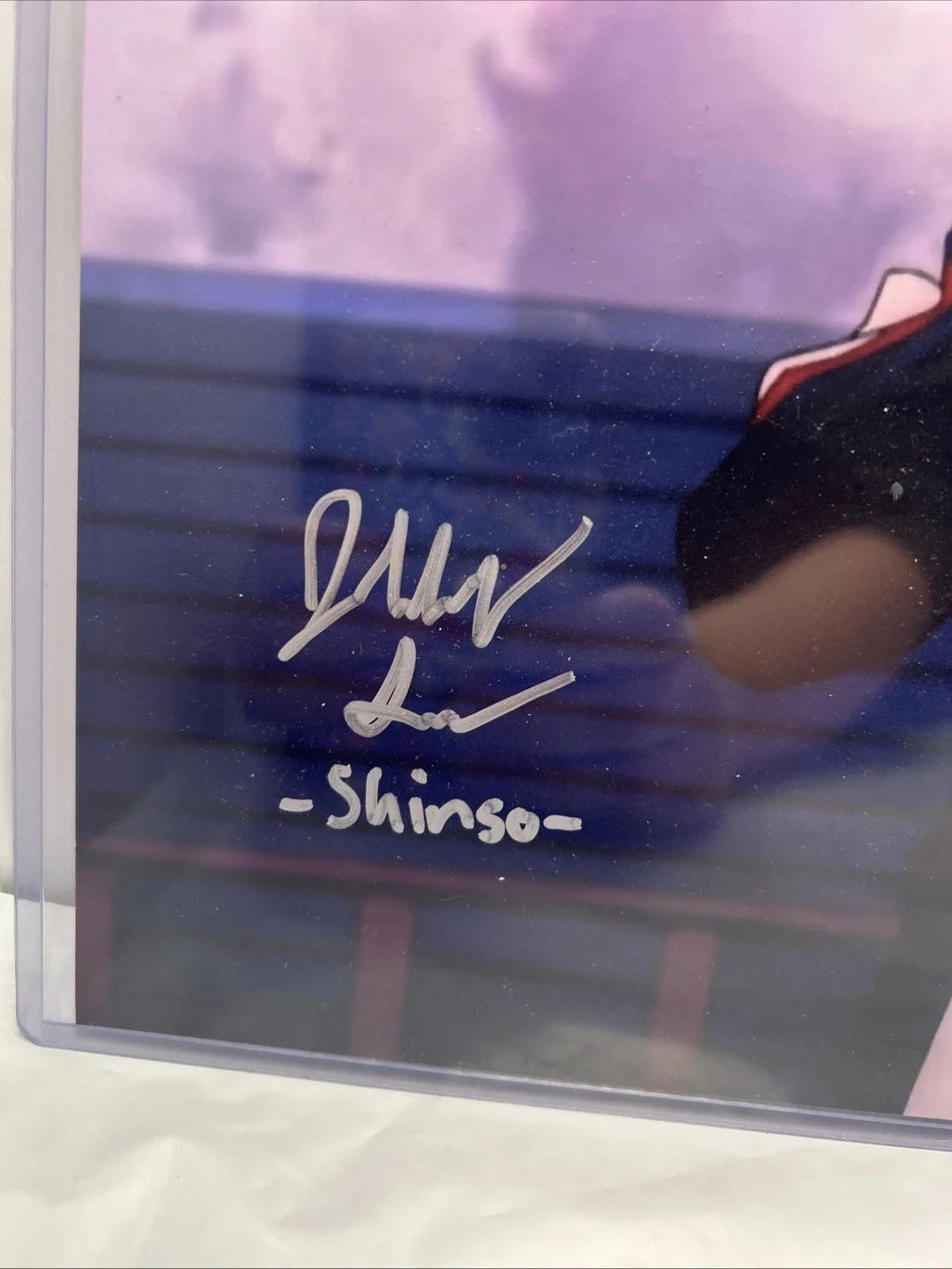 My hero Academia Jarrod Greene Signed Shinso Photo 12x15, изображение 3