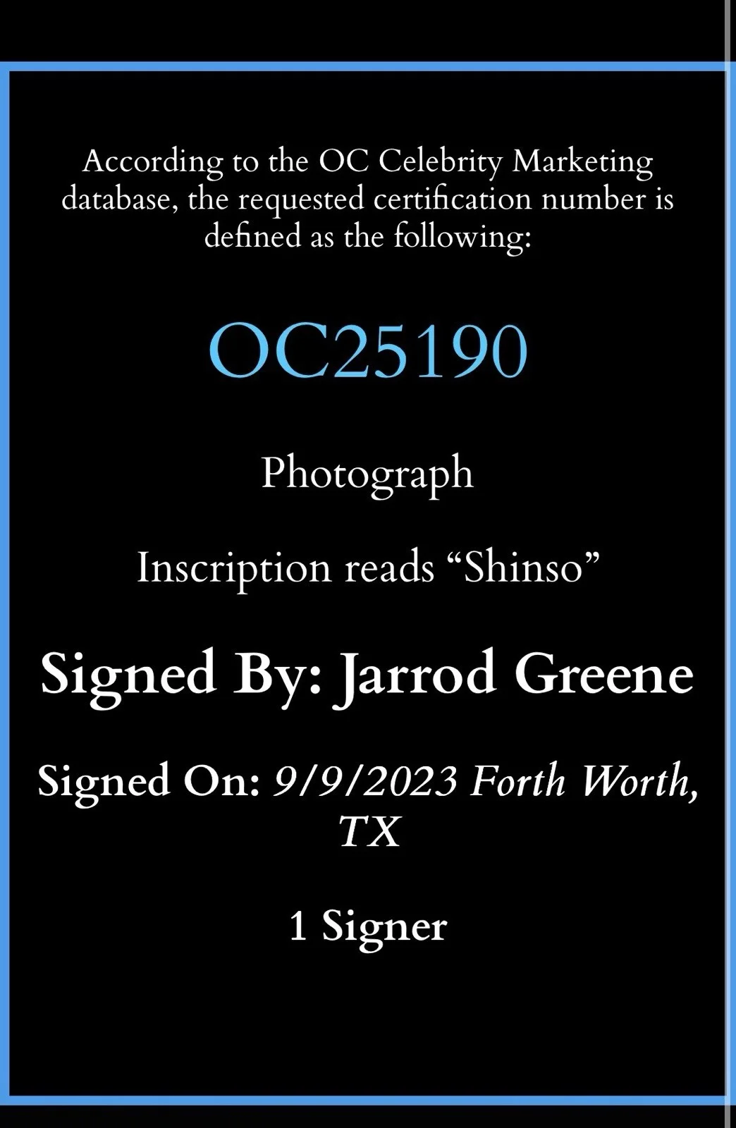 My hero Academia Jarrod Greene Signed Shinso Photo 12x15, изображение 5