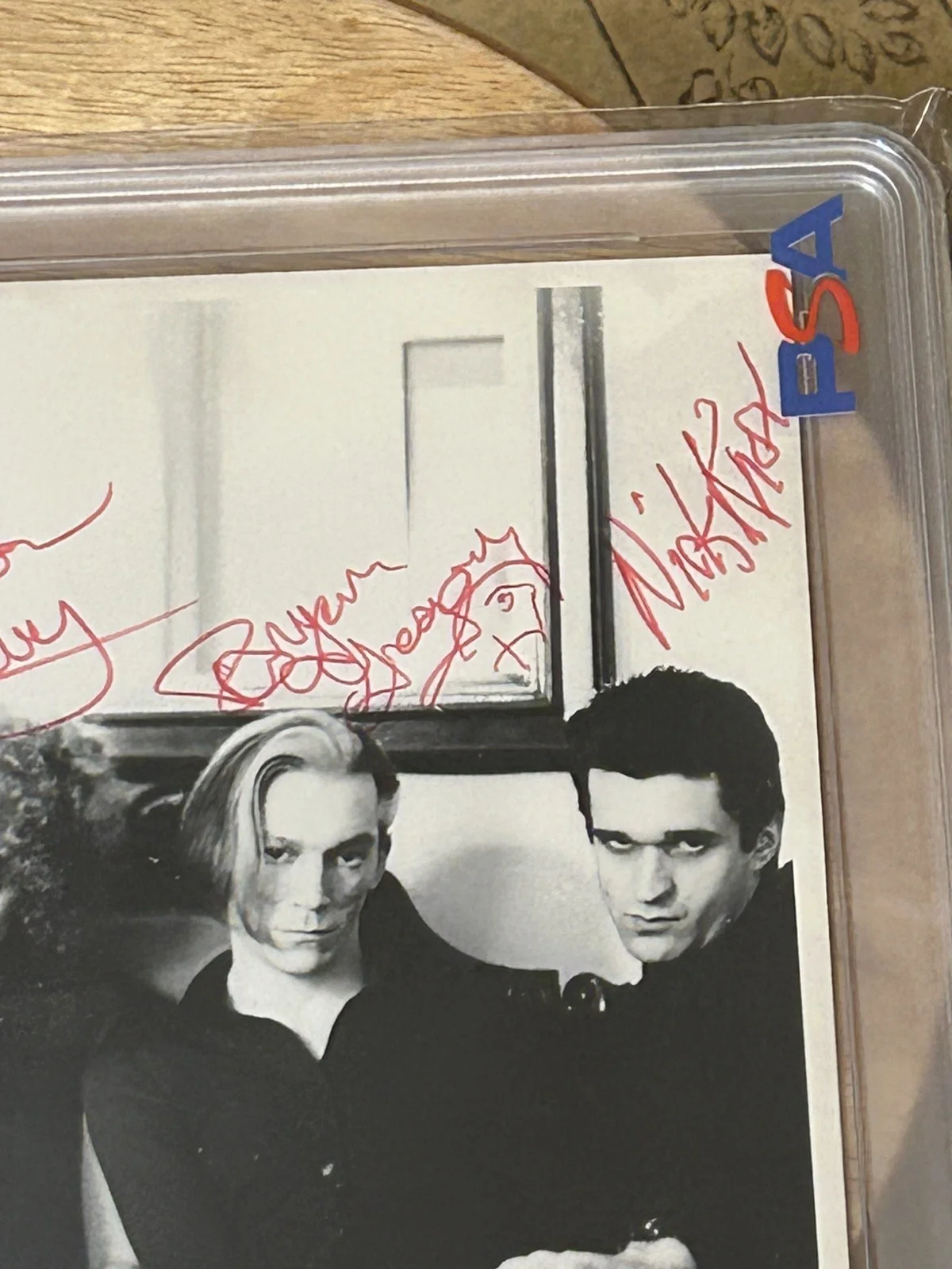 The Cramps Signed Photo PSA/DNA Lux Interior Poison Ivy Bryan Gregory Nick Knox, изображение 2