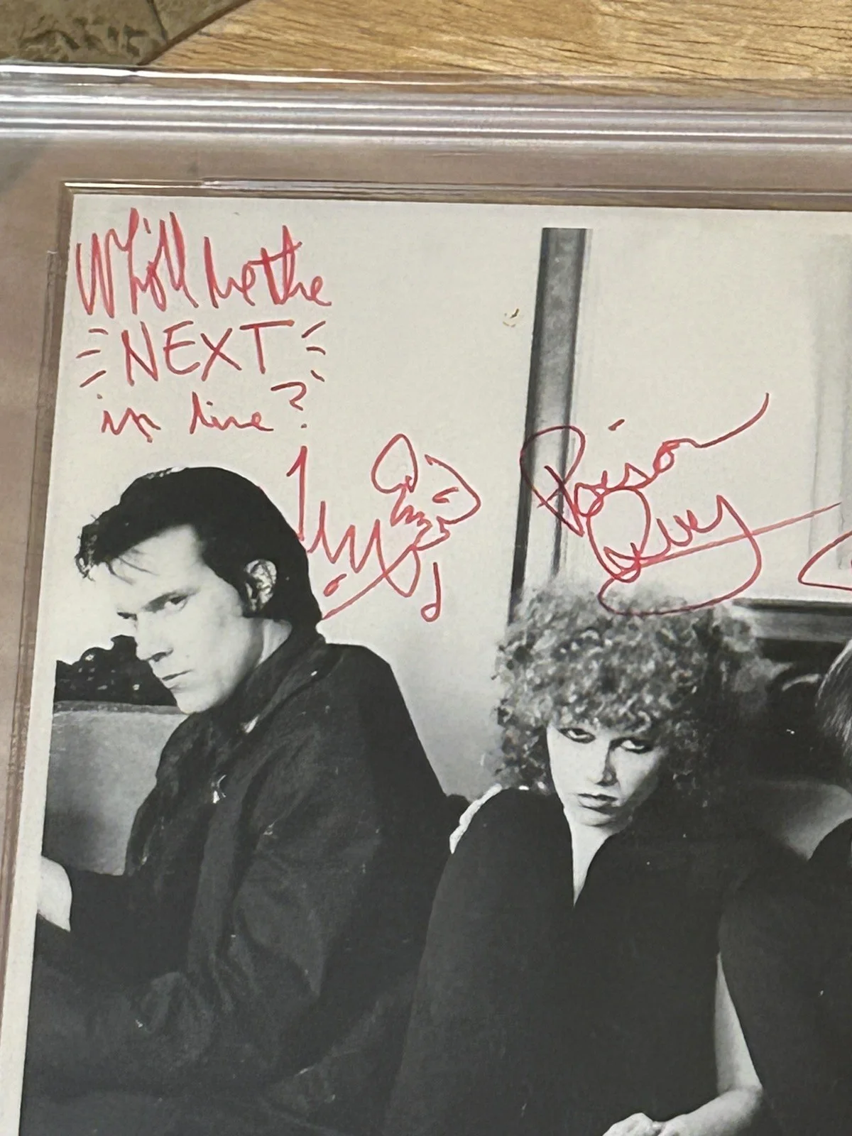 The Cramps Signed Photo PSA/DNA Lux Interior Poison Ivy Bryan Gregory Nick Knox, изображение 3
