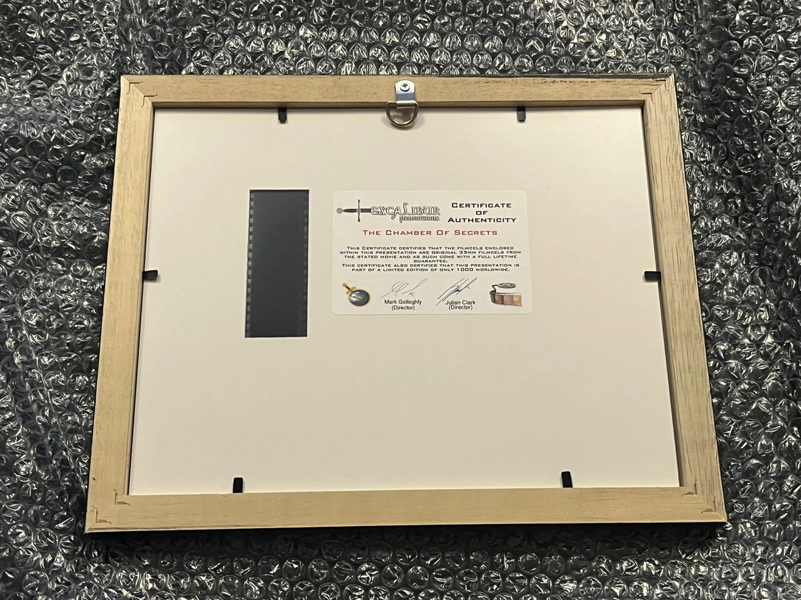 Harry Potter Chamber of Secrets Original 35mm Film Cell 485/1000 COA, изображение 2