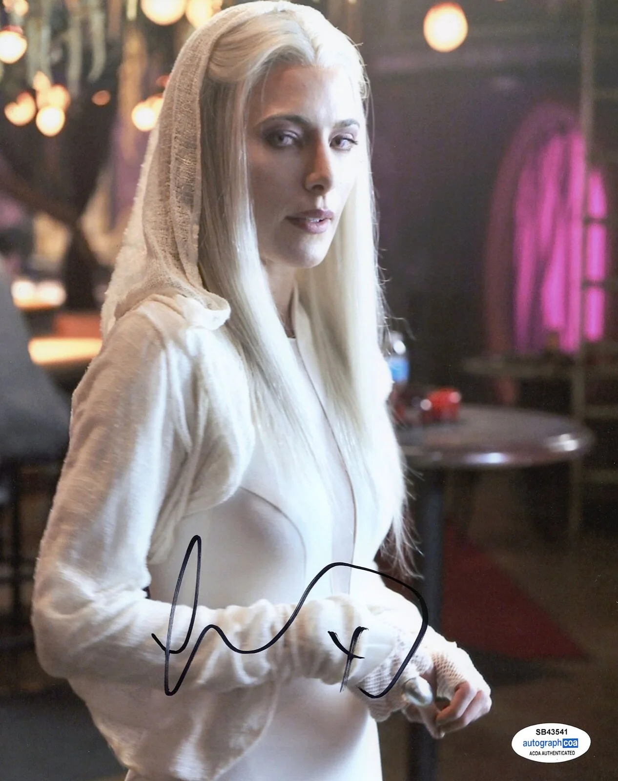 JAIME MURRAY — Jaime Murray signed Autograph "DEFIANCE" 8x10 Photo PROOF e SEXY Stahma ACOA COA, image 3