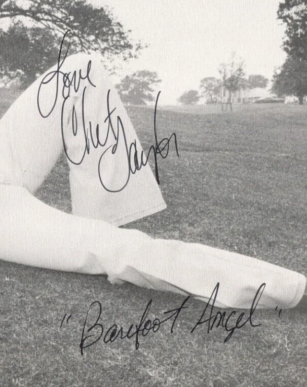 Chet Taylor 1980s Autograph Flyer Photo Hand Sign Country Music Barefoot *P105c, изображение 2