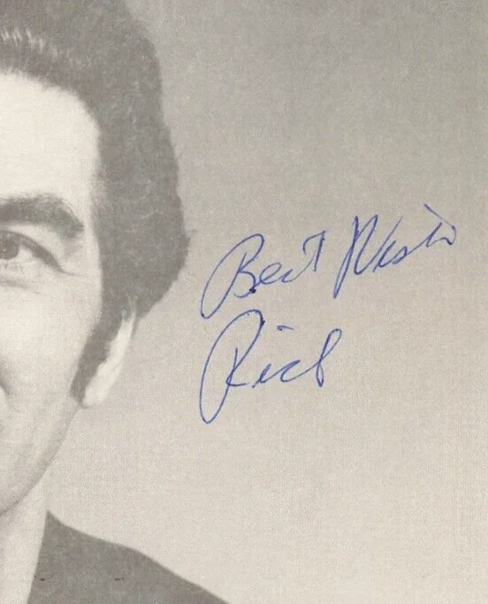 Rick Marone 1970s Autograph Flyer Photo Hand Signed Country Music *P105c, изображение 2