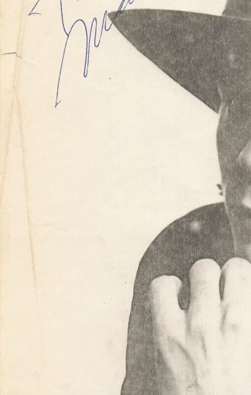 Mark Brine 1970s Autograph Flyer Photo Hand Signed Country Music Door Knob P105c, изображение 3
