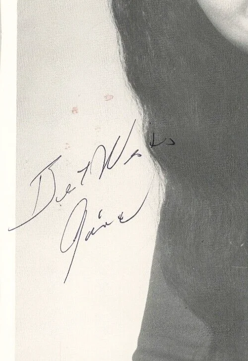 Gina Steele 1970s Autograph Flyer Photo Hand Signed Country Music *P105c, image 2