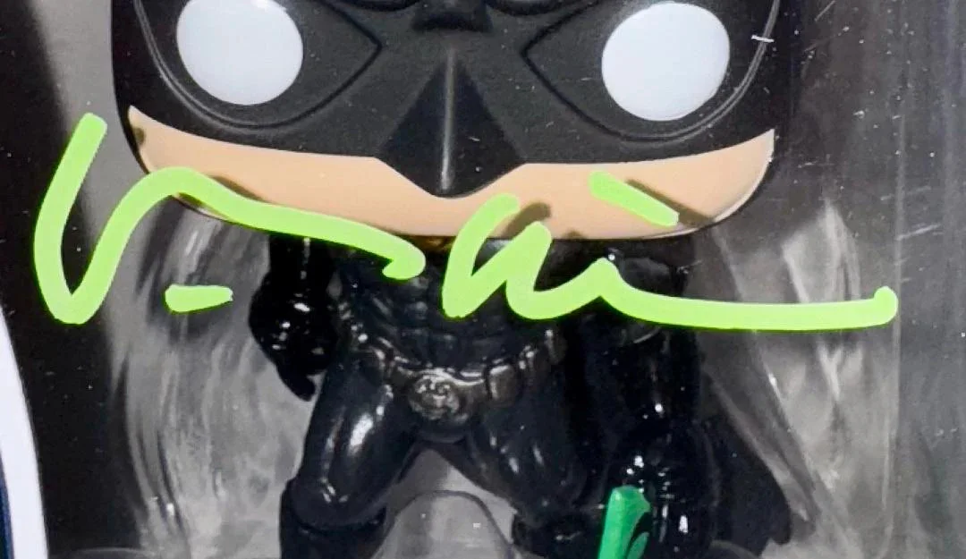 Val Kilmer Signed Funko Pop #289 Batman 80 Years - Celebrity Authentics #01, изображение 2