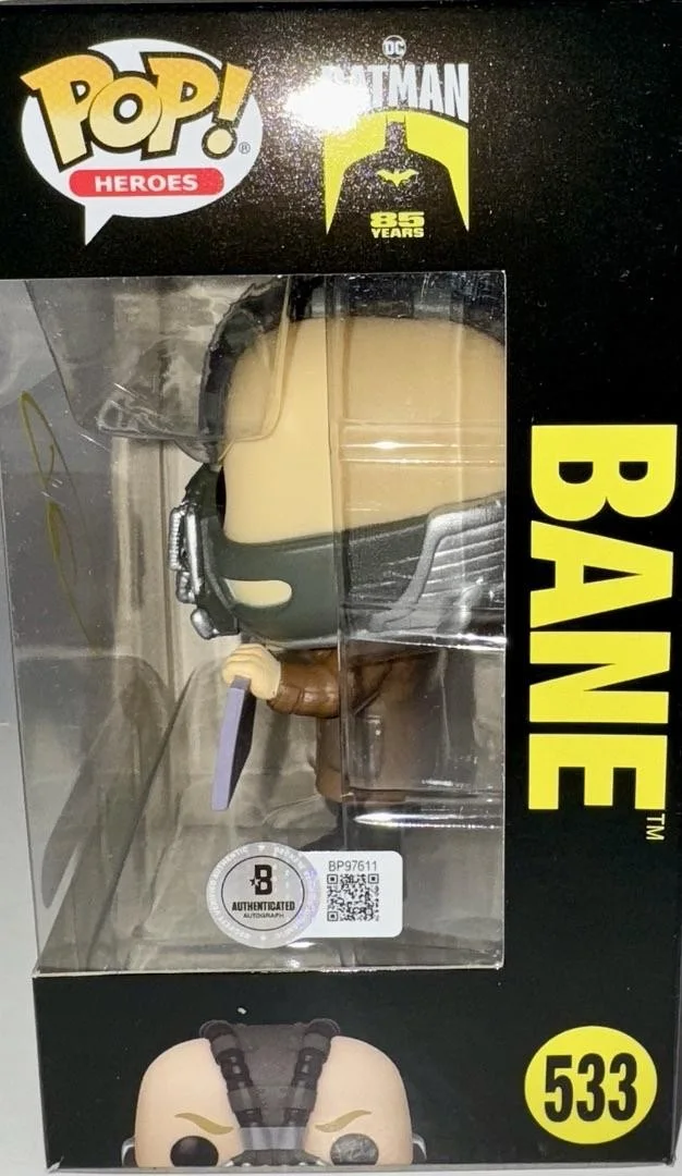 Tom Hardy Signed Funko Pop #533 "Bane" (Dark Knight Rises) - Beckett COA #03, изображение 4