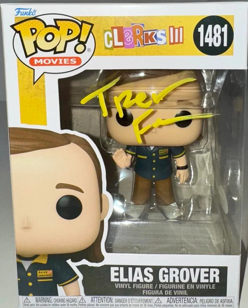 Trevor Fehrman Signed Funko Pop #1481 "Elias Grover" (Clerks III) - JSA COA #01, изображение 2