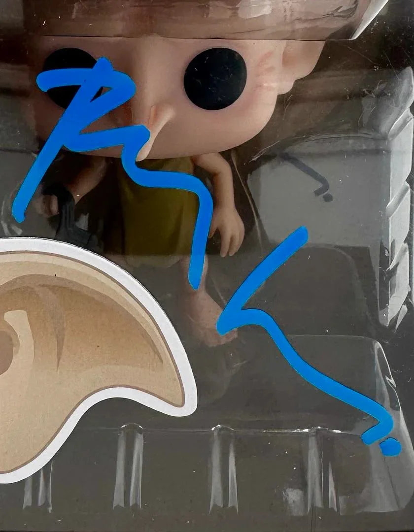 Toby Jones Signed Funko Pop #17 Dobby (Harry Potter) - Beckett COA #01, изображение 2