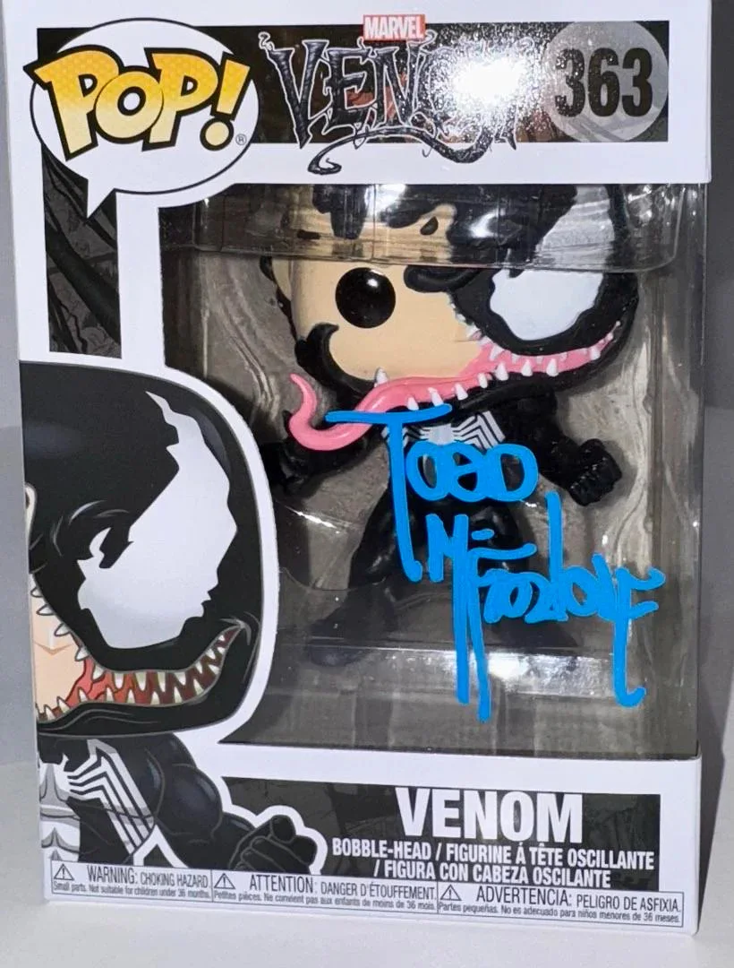 Todd McFarlane Signed Funko Pop #363 "Venom" (Marvel) - Beckett COA, image 2