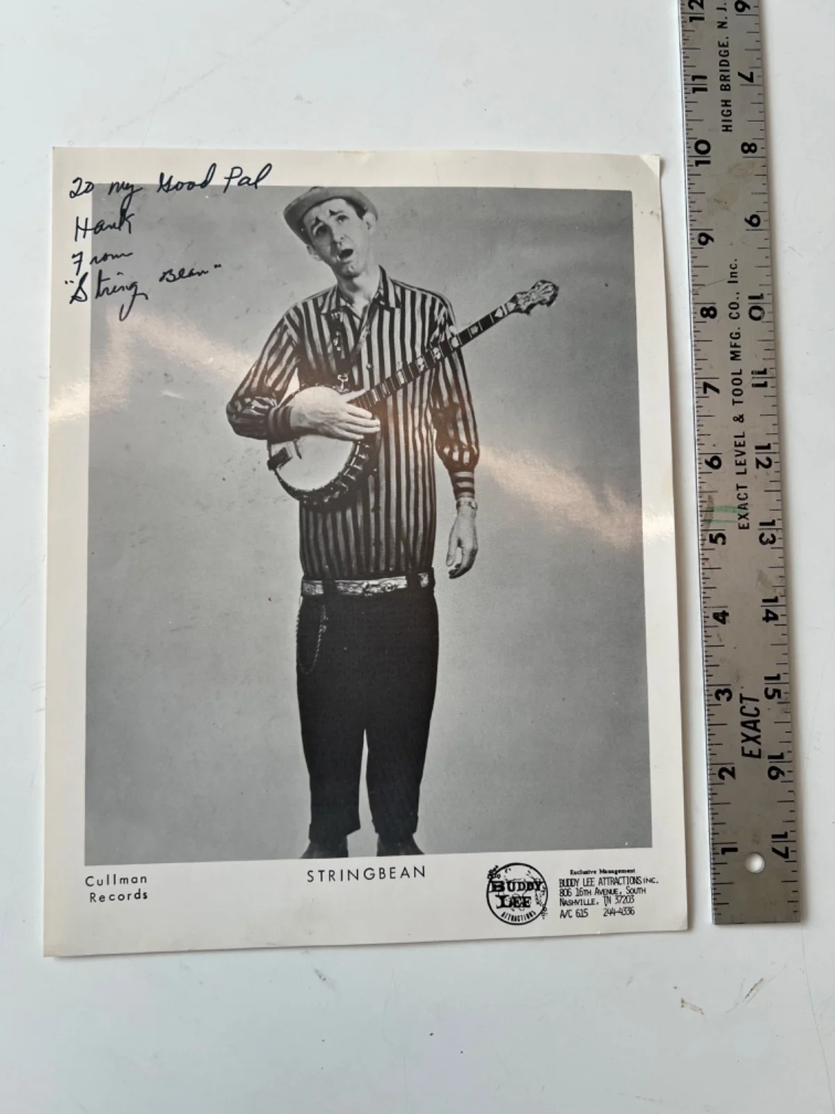 String Bean PROMO photograph (Autographed), image 2