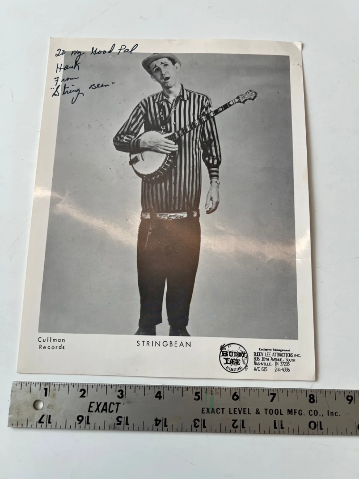 String Bean PROMO photograph (Autographed), image 3