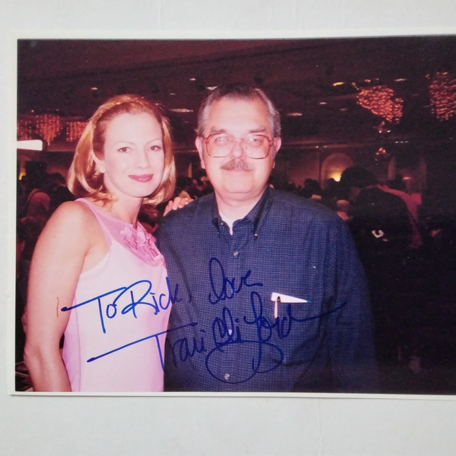 Traci Lords SIGNED Photo 90s Movie Actress Cry Baby Blade Skinner Adult Films, изображение 2