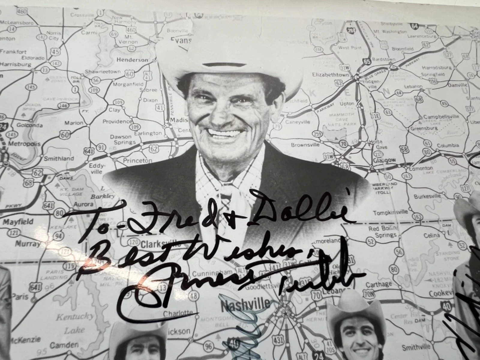 Autographed Photo of Ernest Tubbs & The Texas Troubadours. All members signed, изображение 5