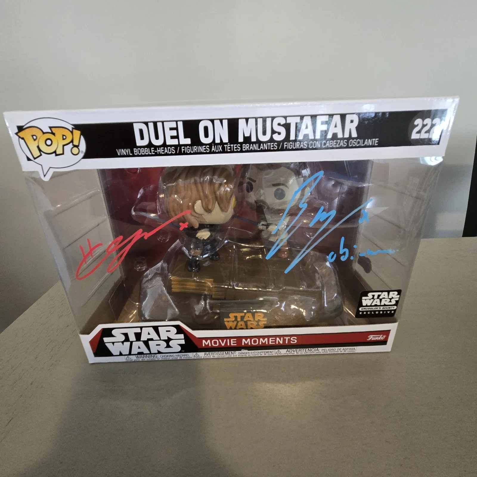 Ewan Mcgregor, Hayden Christensen — Ewan McGregor & Hayden Christensen Signed Duel of Mustafar Funko 222 Beckett COA, image 2