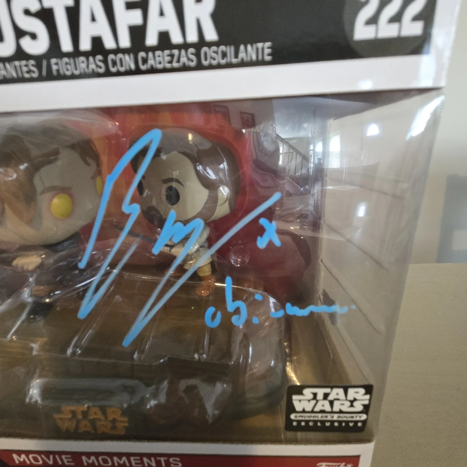 Ewan Mcgregor, Hayden Christensen — Ewan McGregor & Hayden Christensen Signed Duel of Mustafar Funko 222 Beckett COA, image 5
