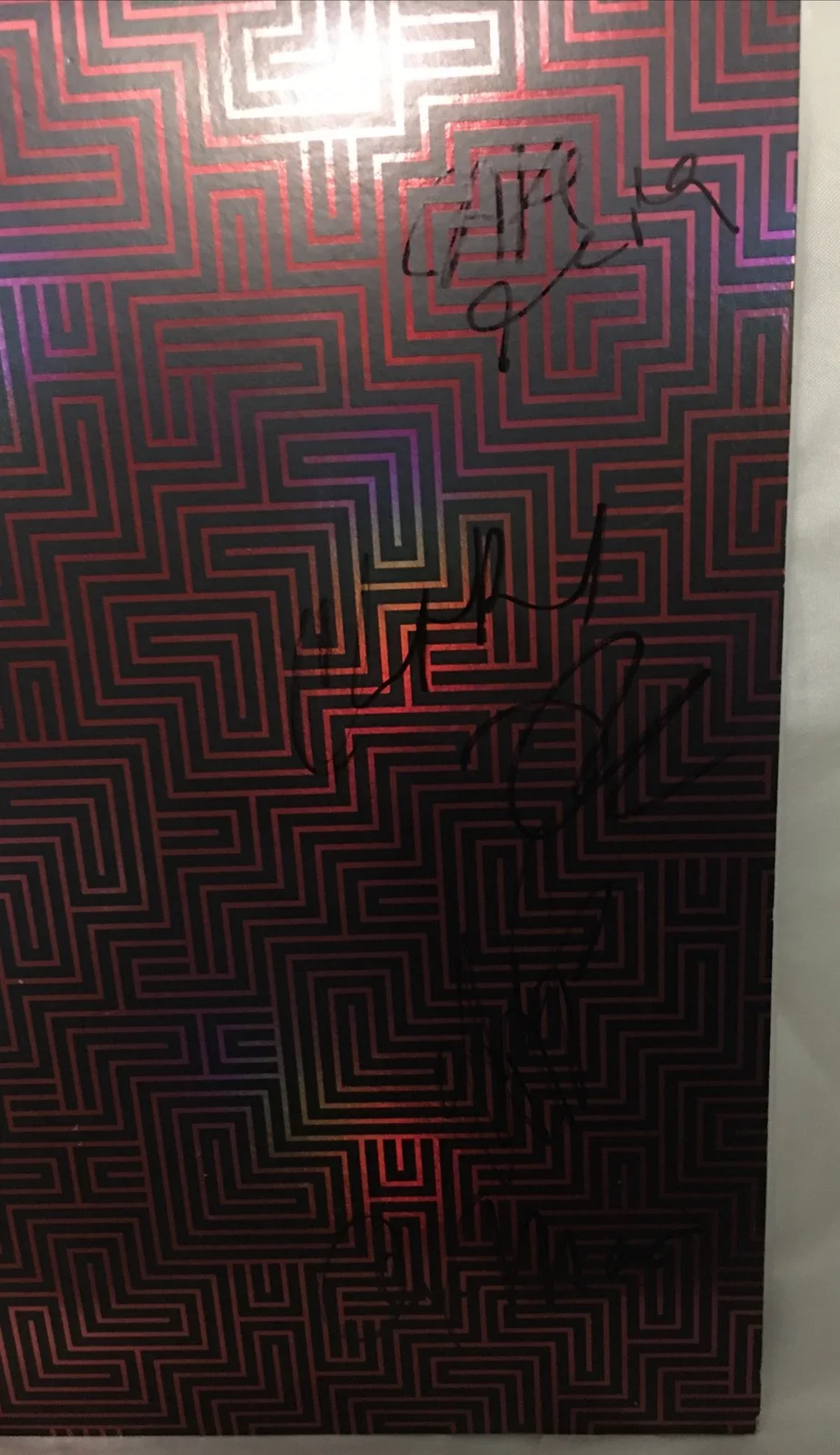 The Black Angels Signed Wilderness Of Mirrors Opaque Red Vinyl Two LP, image 2