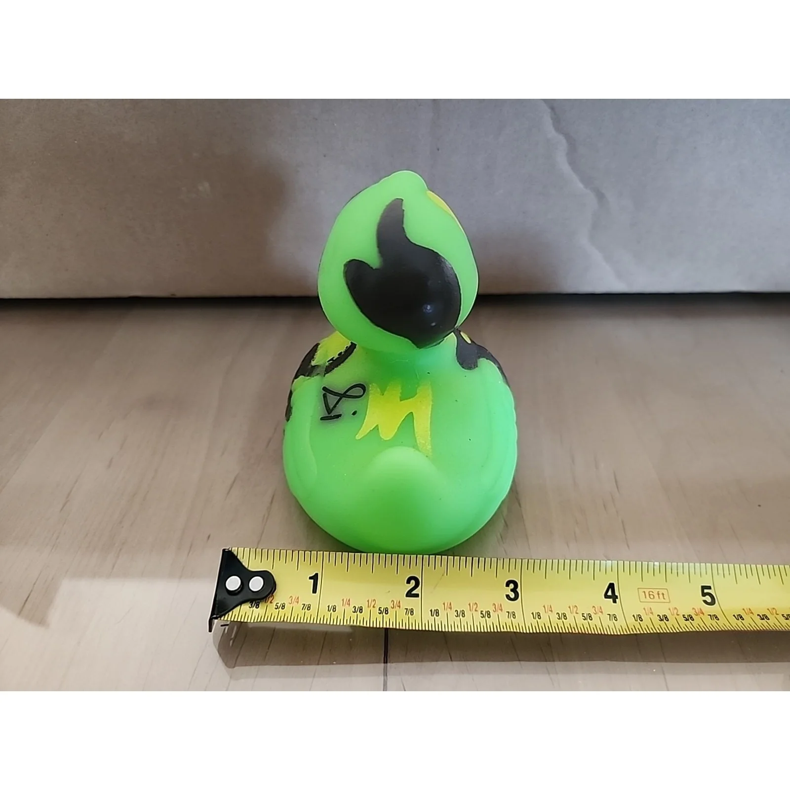 Si Robertson — 3" Camouflage Rubber Duck Autographed by Si Robertson of Duck Dynasty, image 2