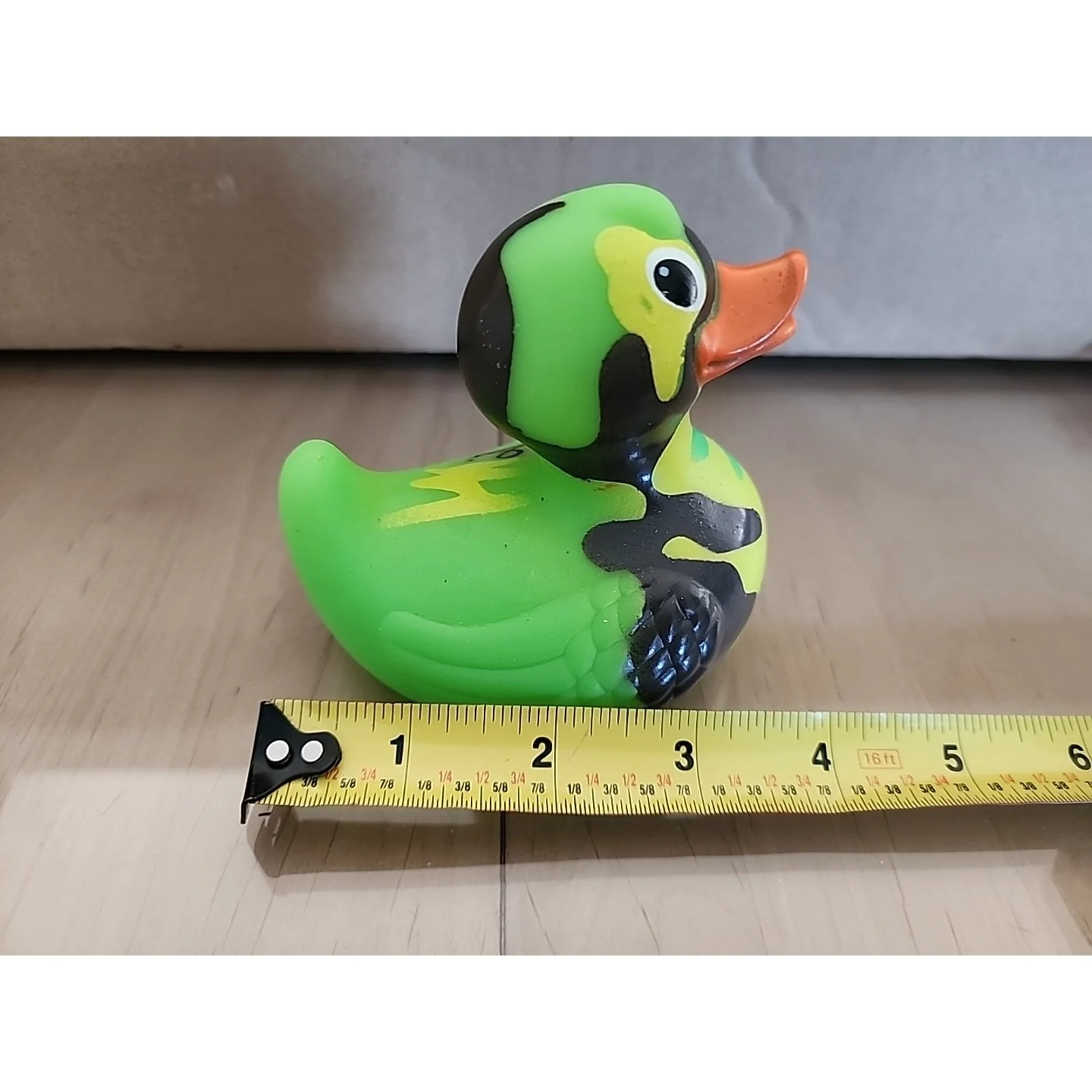 Si Robertson — 3" Camouflage Rubber Duck Autographed by Si Robertson of Duck Dynasty, image 3
