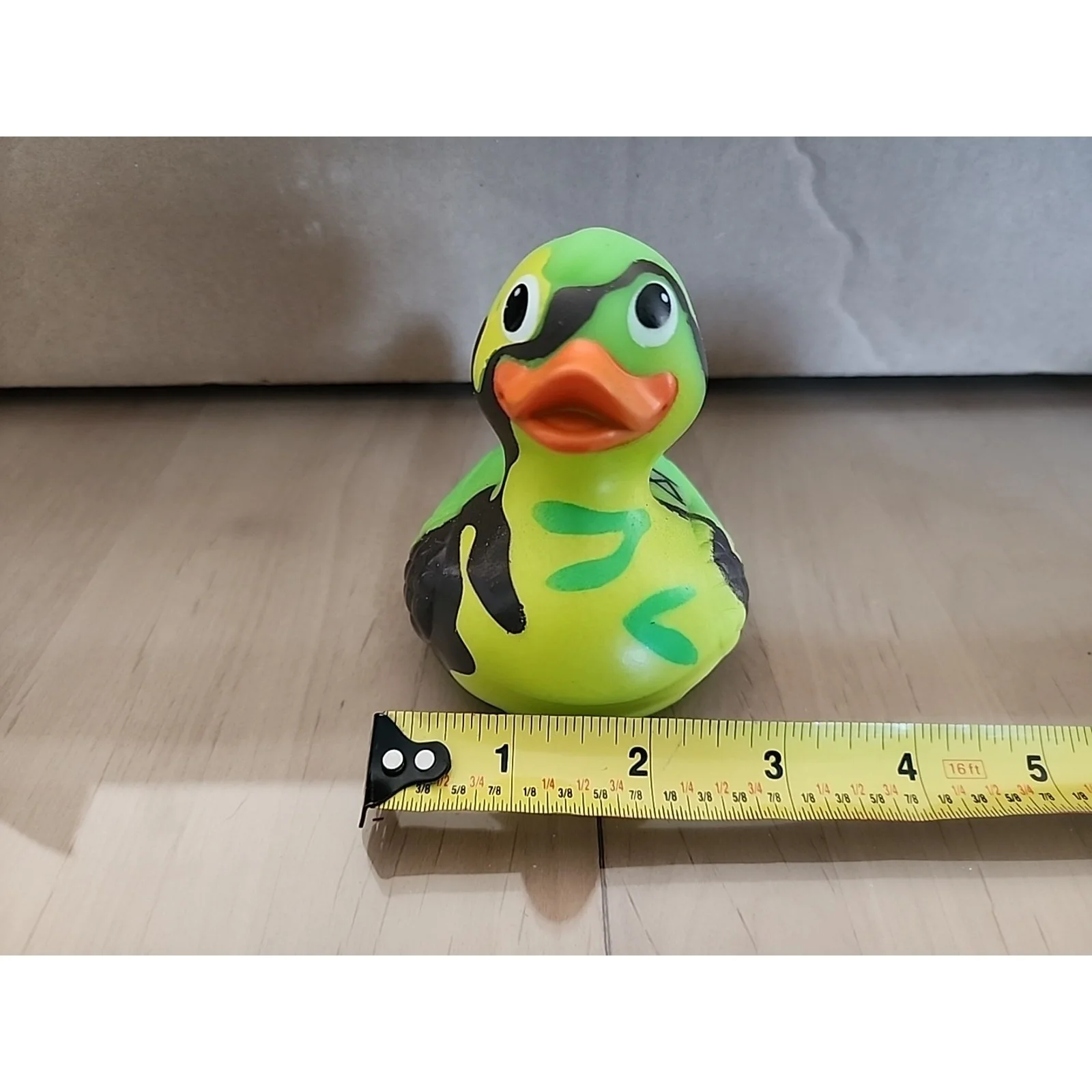 Si Robertson — 3" Camouflage Rubber Duck Autographed by Si Robertson of Duck Dynasty, image 4