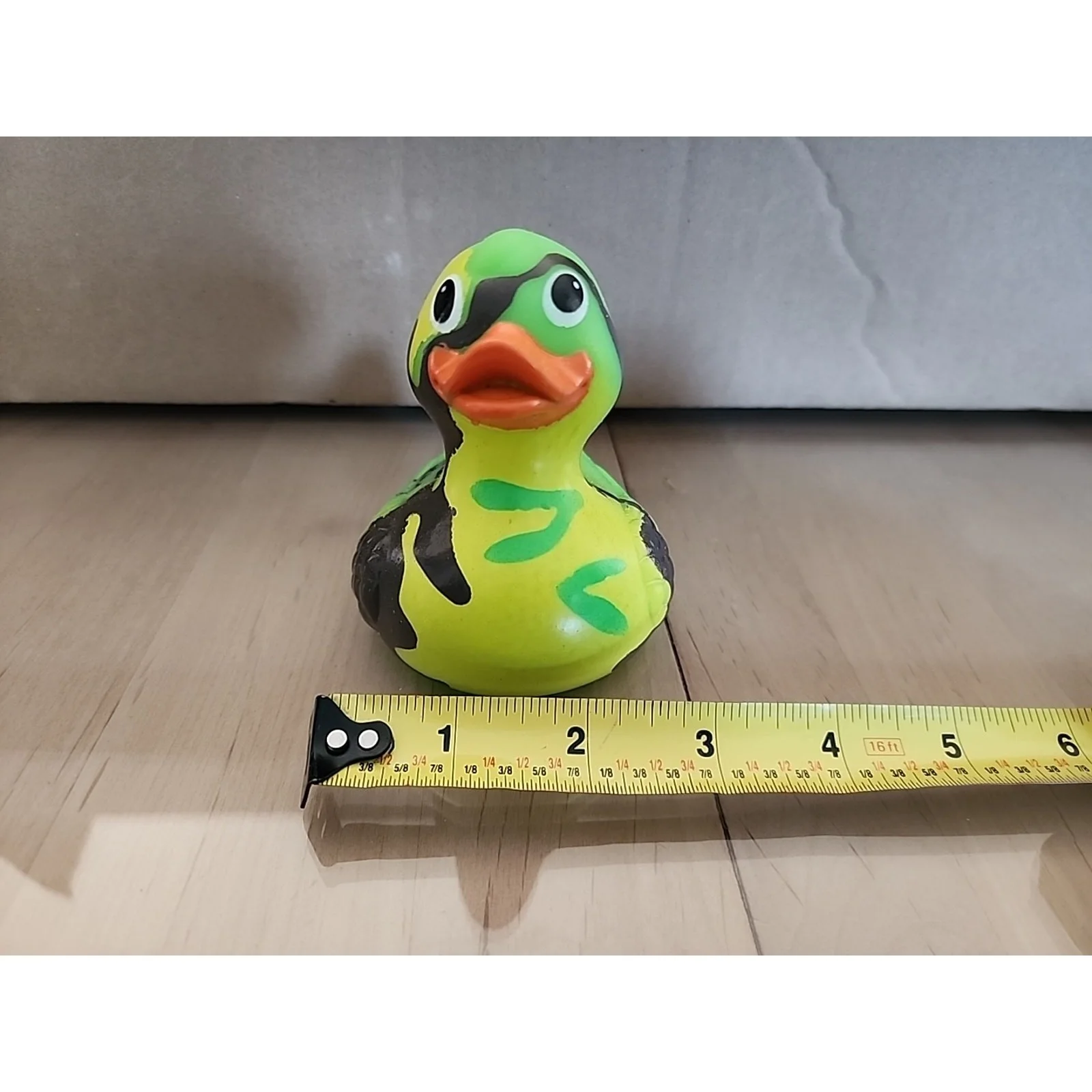 Miss Kay Robertson — 3" Camouflage Rubber Duck Autographed by Miss Kay Robertson Duck Dynasty, image 2