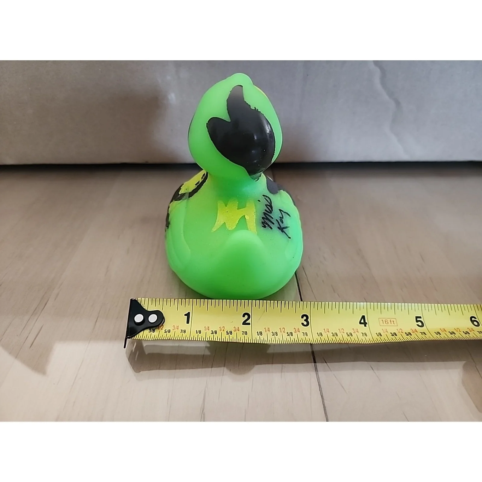 Miss Kay Robertson — 3" Camouflage Rubber Duck Autographed by Miss Kay Robertson Duck Dynasty, image 4