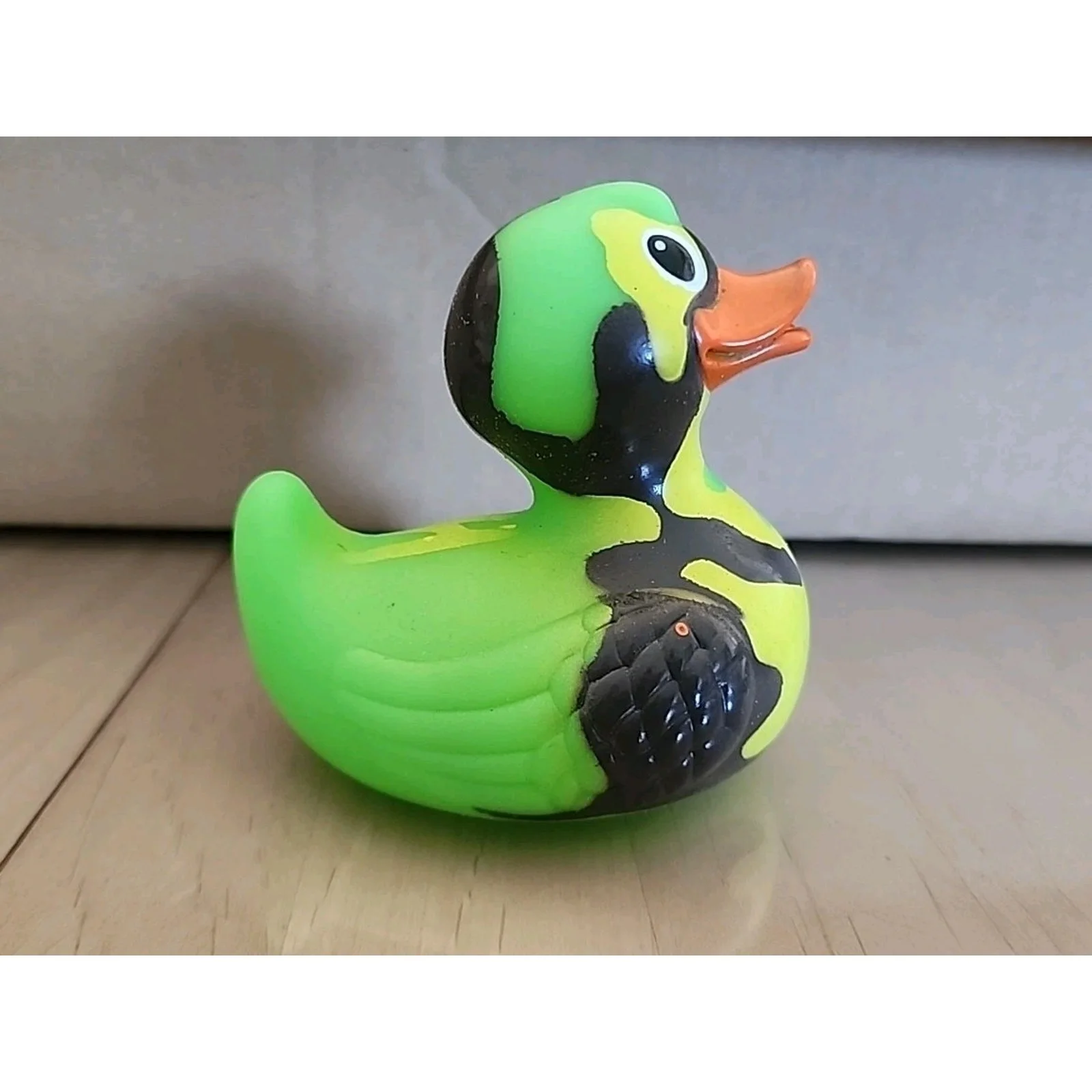 Phil Robertson — 3" Camouflage Rubber Duck Autographed by Phil Robertson of Duck Dynasty, image 2