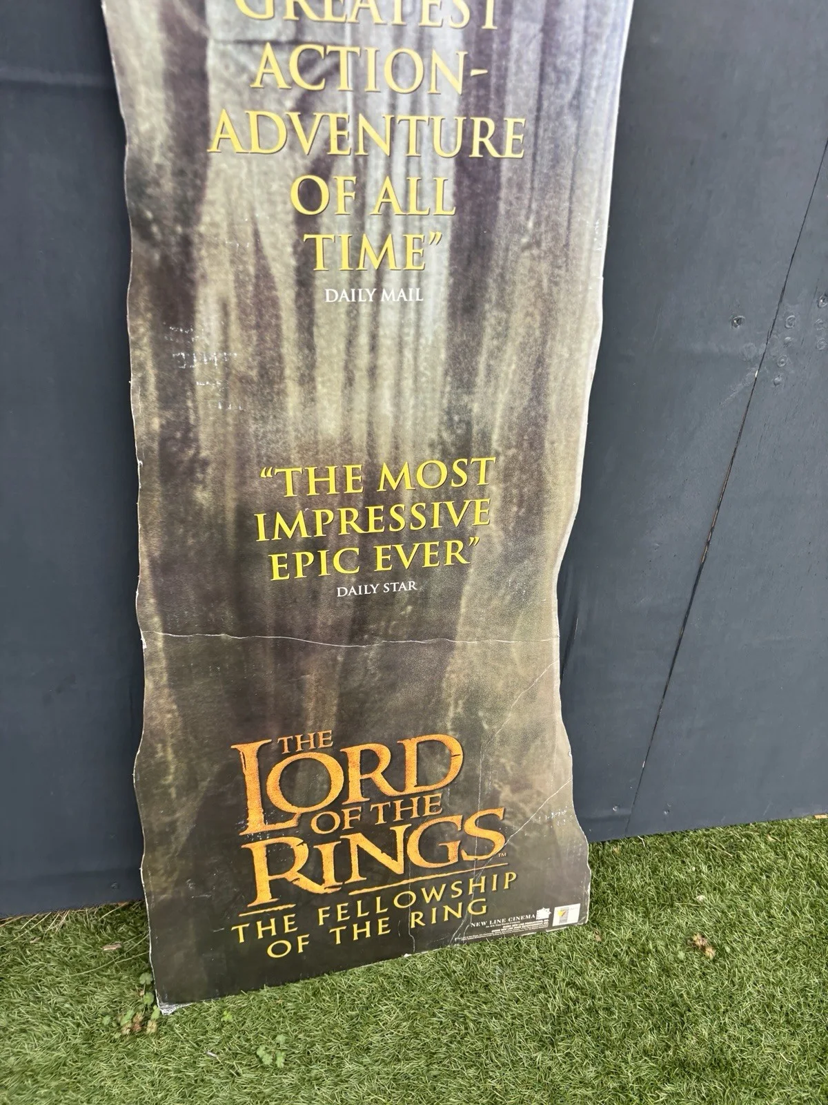 Lots Of The Rings Standee 3D Original 2001 Ex-cinema Licenced Very Rare LOTR, изображение 3