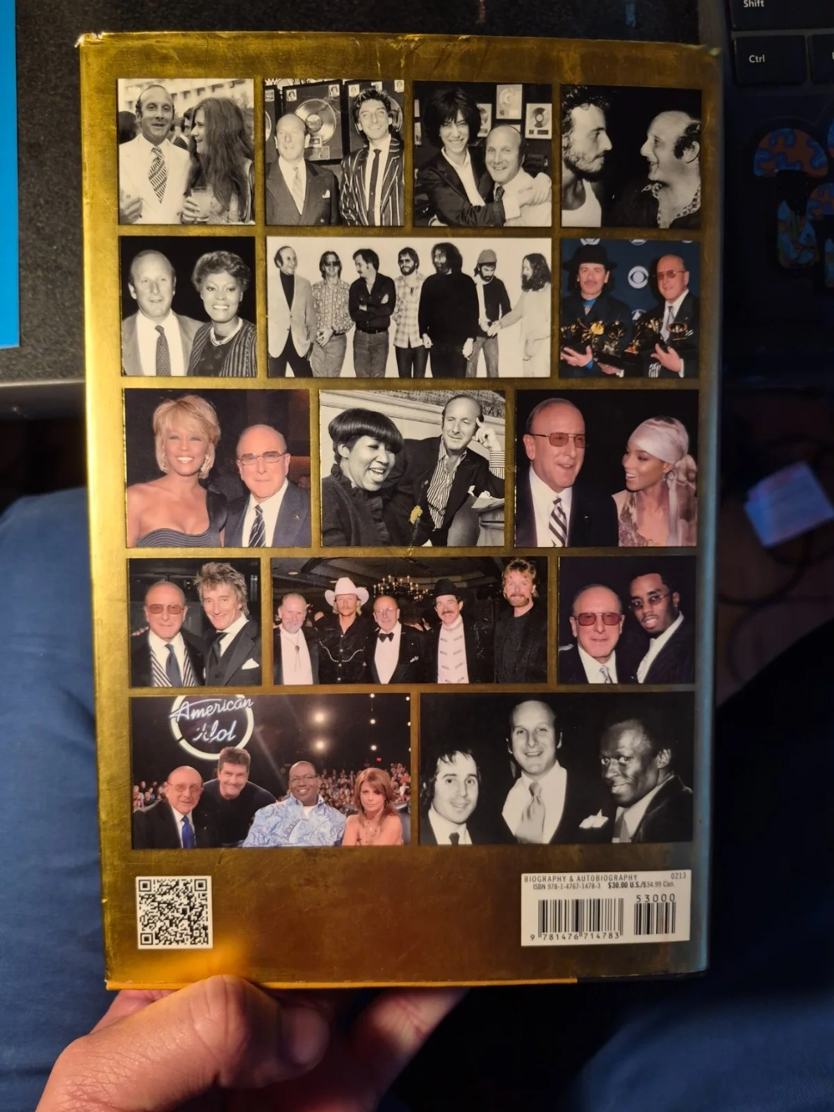 Clive Davis The Soundtrack Of My Life Signed Autographed Book, image 3