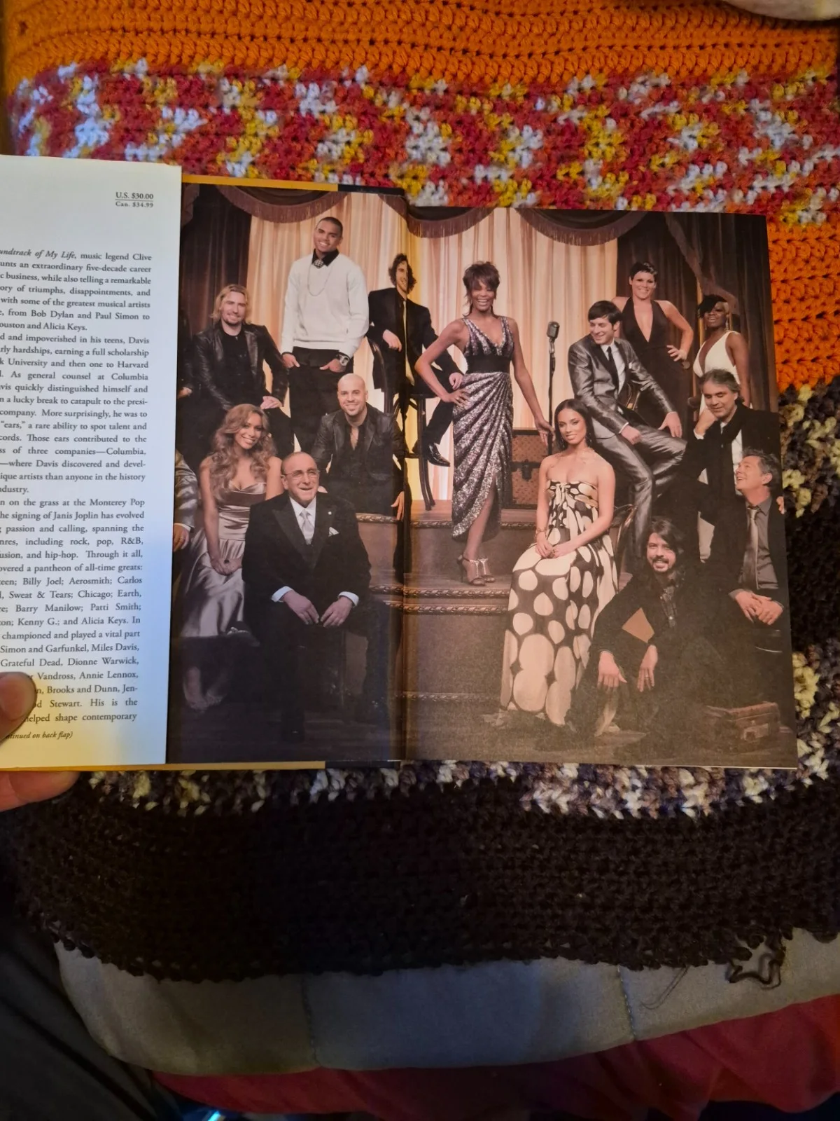 Clive Davis The Soundtrack Of My Life Signed Autographed Book, image 4